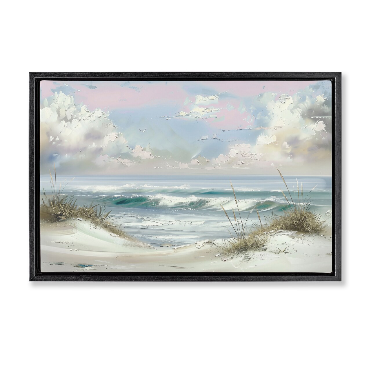 Stupell Industries Sea Breeze & Coastal Dunes Floating Frame By Annabelle Hall